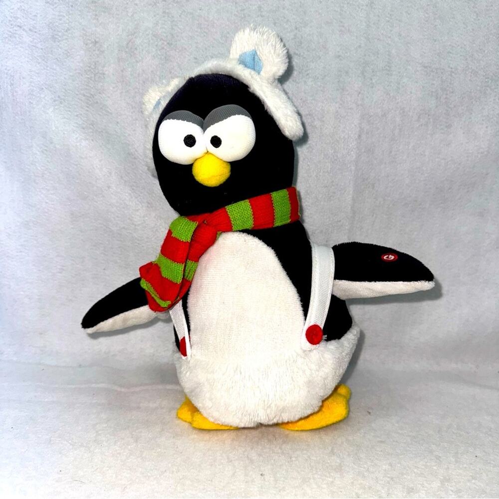 VHTF Gemmy Dancing Animated Penguin Plays ‘Wobble’ Walks Flaps Flipper See Video